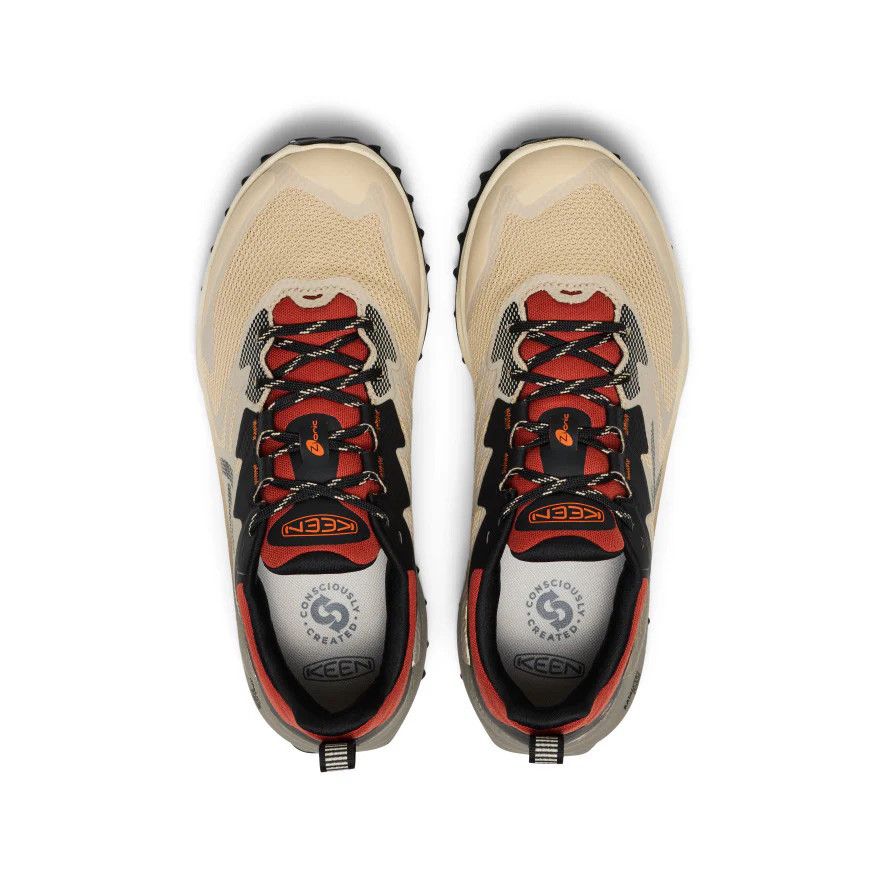 Keen Zionic NXT #1031188 Men's Waterproof Safari/Red Trail Shoe